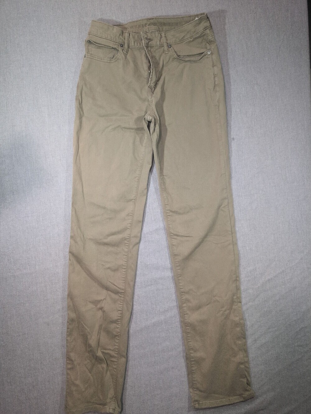 American Eagle Original Straight Flex Pants Khaki 30x36
